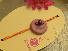 Terracotta ❂ Handmade . Rakhi { f }
